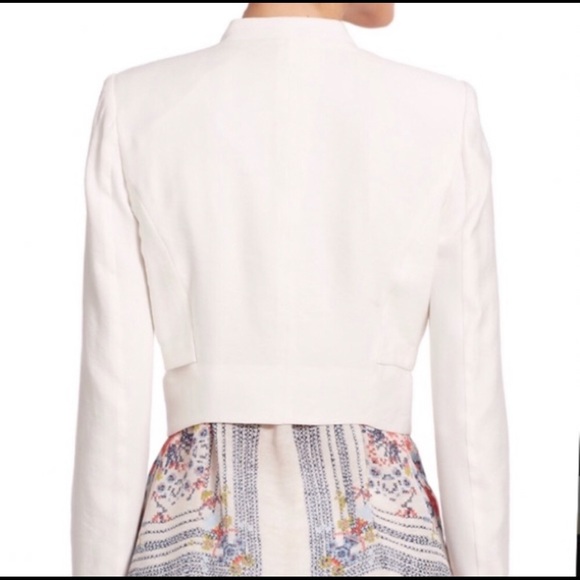 BCBGMAXAZRIA Corey Jacket In White XS - Picture 4 of 7